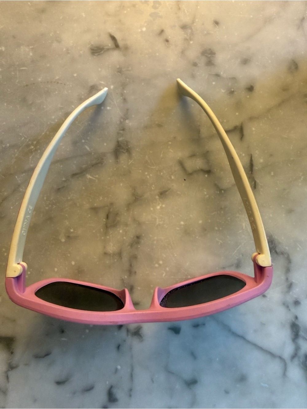 Babiators Pink Frame White Arms Kids Sunglasses